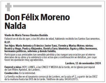 Don Félix Moreno Nalda