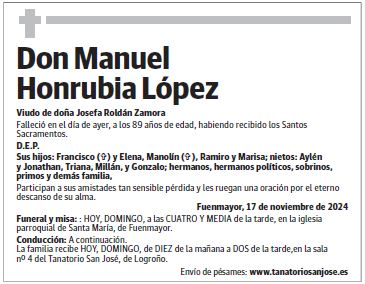 Don Manuel Honrubia López