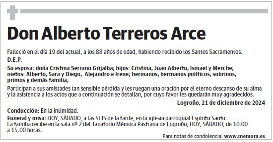 Don Alberto Terreros Arce