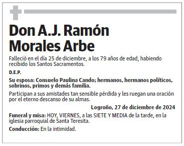 Don A.J. Ramón Morales Arbe