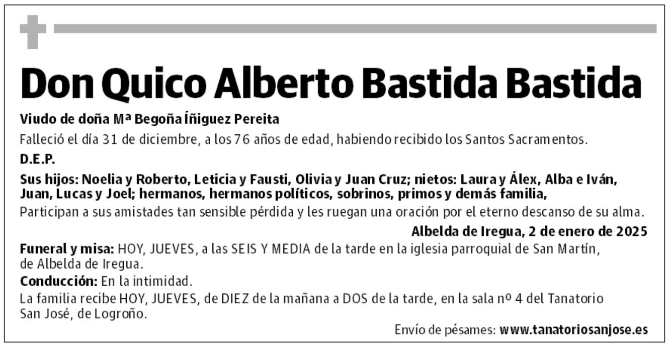 Don Quico Alberto Bastida Bastida