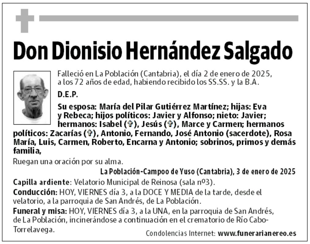 Don Dionisio Hernández Salgado