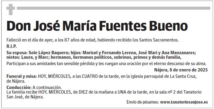 Don José María Fuentes Bueno