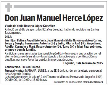 Don Juan Manuel Herce López