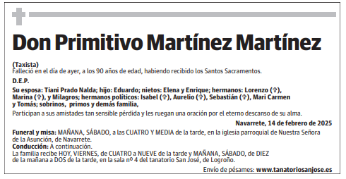 Don Primitivo Martínez Martínez