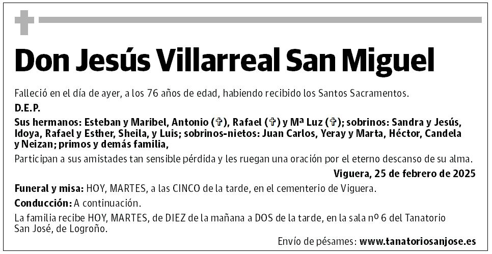 Don Jesús Villarreal San Miguel