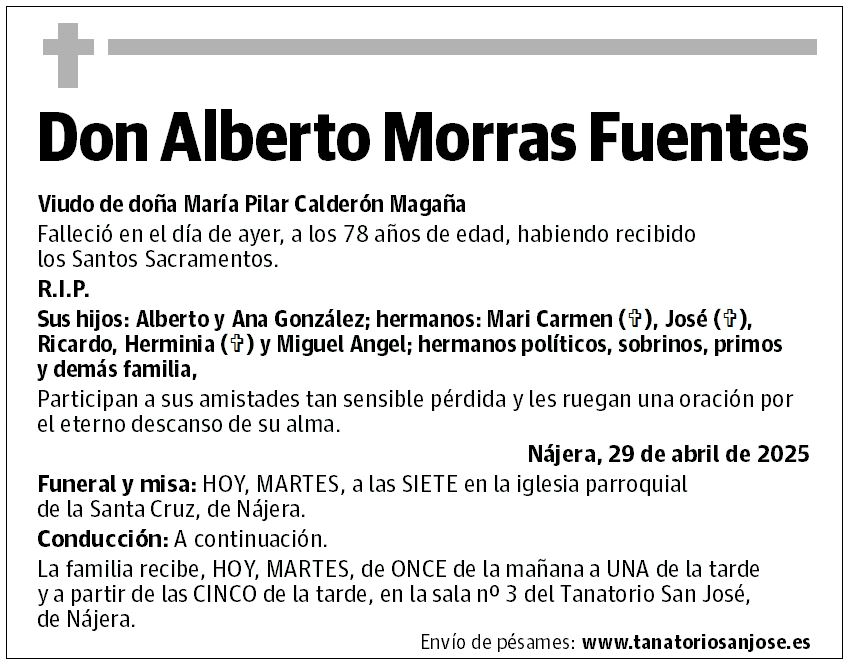 Don Alberto Morras Fuentes