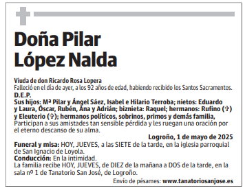 Doña Pilar López Nalda