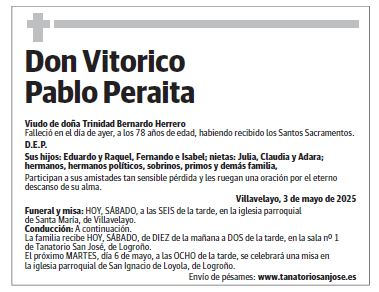 Don Vitorico Pablo Peraita