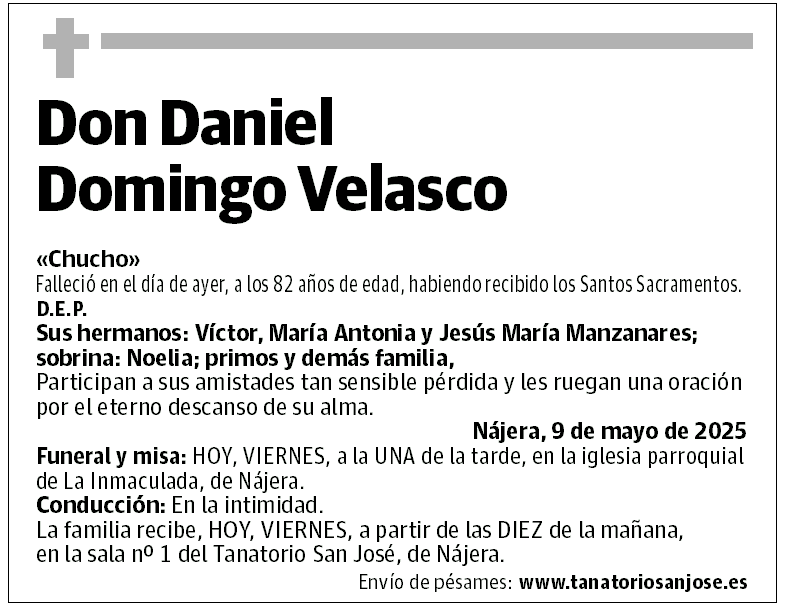 Don Daniel  Domingo Velasco