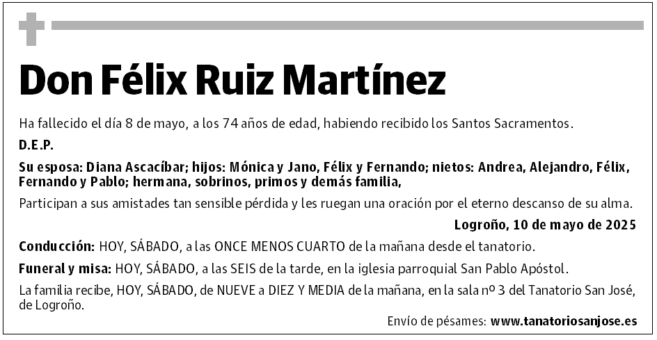 Don Félix Ruiz Martínez