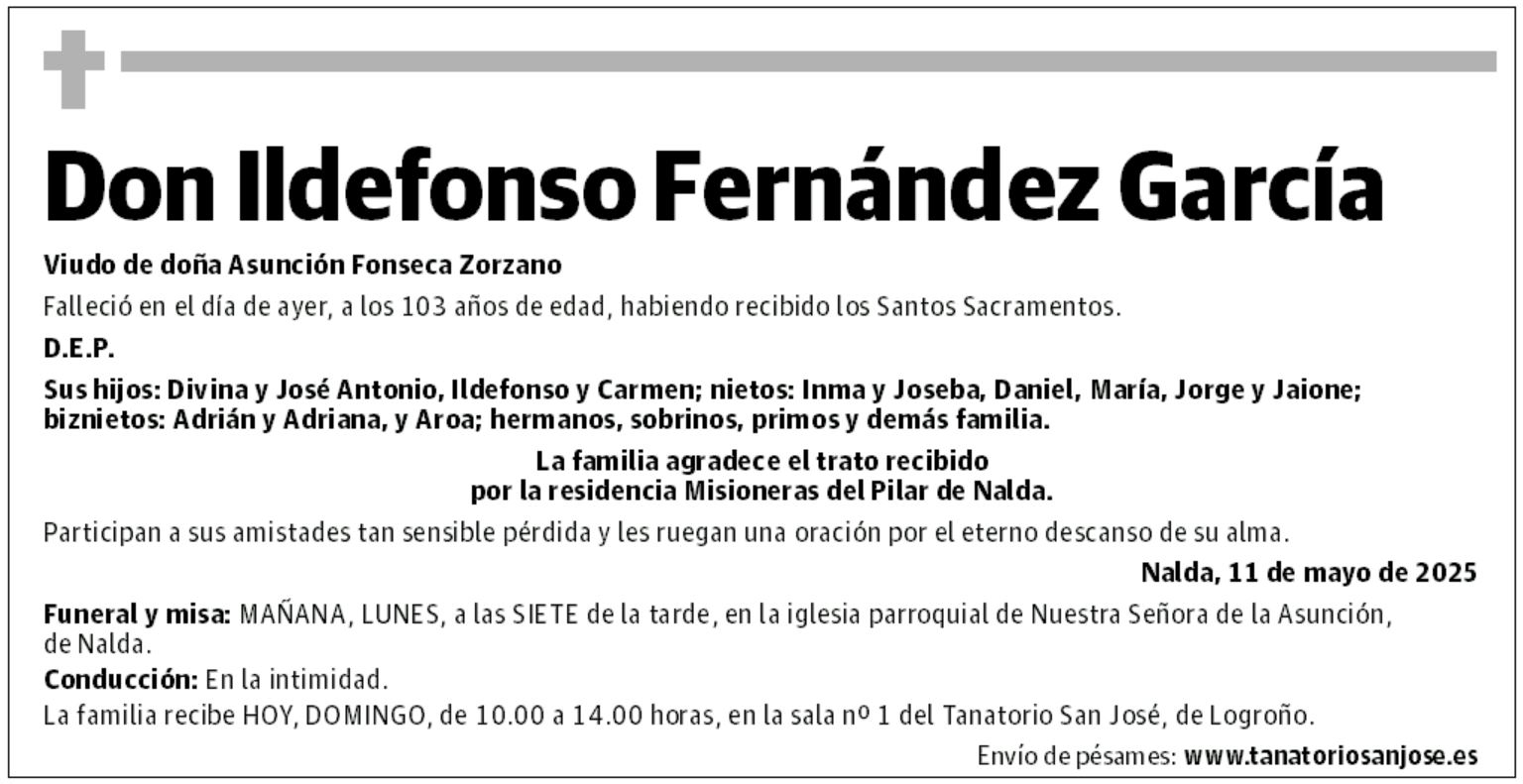 Don Ildefonso Fernández García