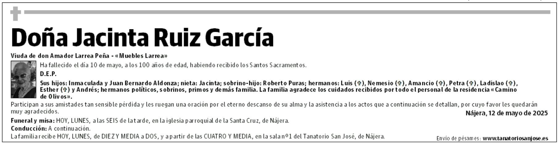 Doña Jacinta Ruiz García