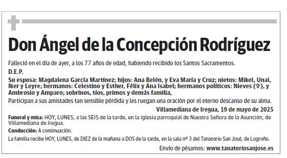 Don Ángel de la Concepción Rodríguez