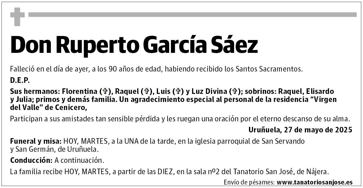 Don Ruperto García Sáez