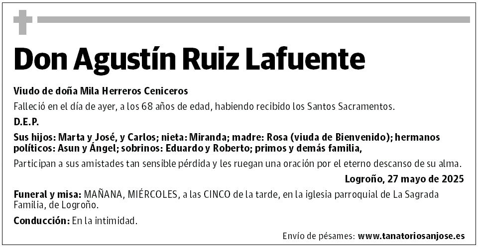 Don Agustín Ruiz Lafuente
