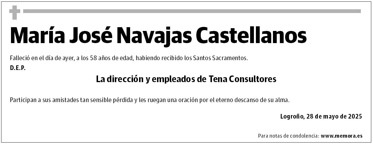 María José Navajas Castellanos