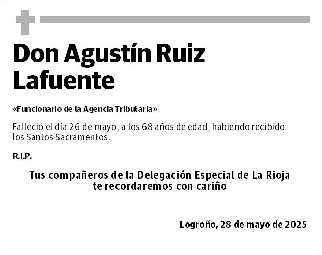 Don Agustín Ruiz Lafuente