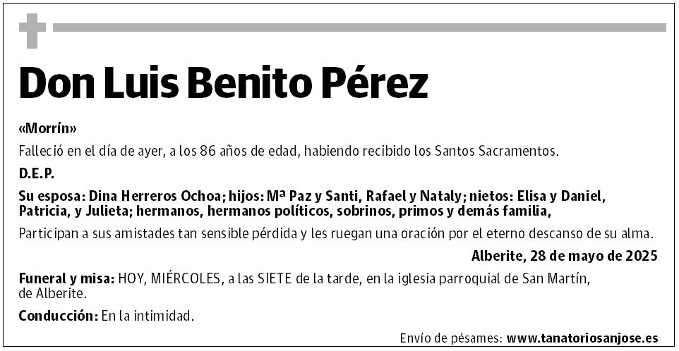 Don Luis Benito Pérez