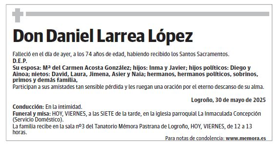 Don Daniel Larrea López