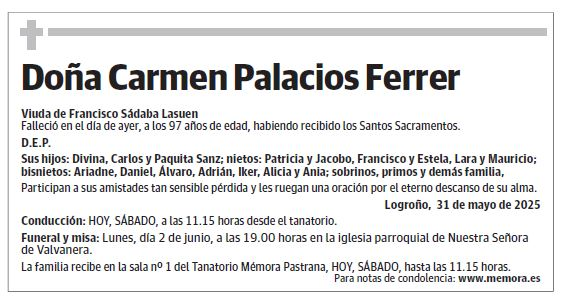 Doña Carmen Palacios Ferrer