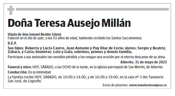 Doña Teresa Ausejo Millán