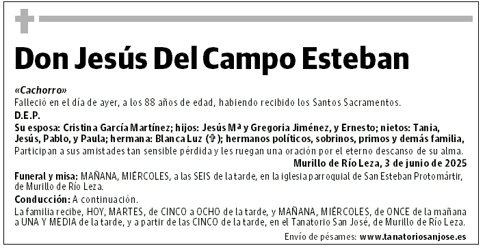 Don Jesús Del Campo Esteban