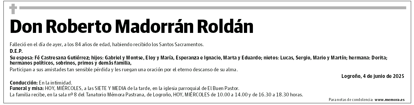 Don Roberto Madorrán Roldán