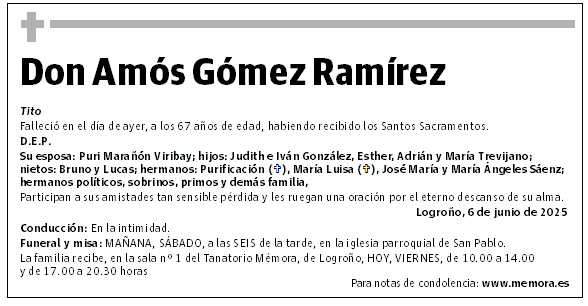 Don Amós Gómez Ramírez