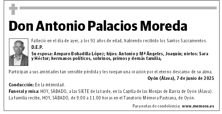Don Antonio Palacios Moreda