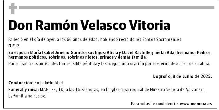 Don Ramón Velasco Vitoria