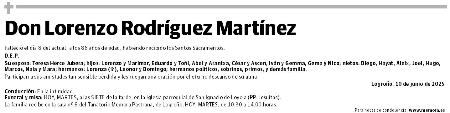 Don Lorenzo Rodríguez Martínez