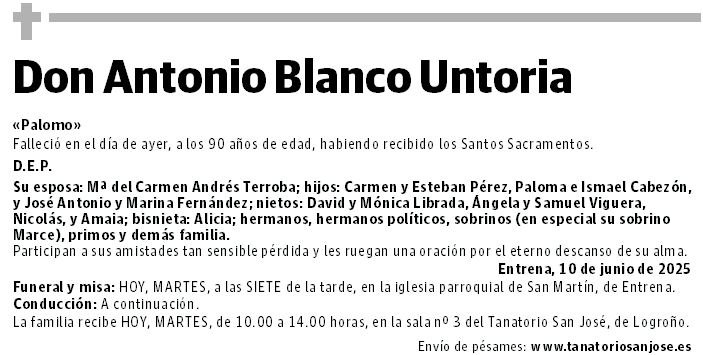 Don Antonio Blanco Untoria