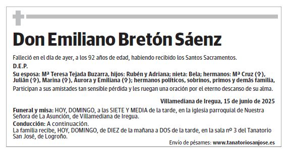 Don Emiliano Bretón Sáenz