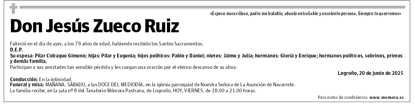 Don Jesús Zueco Ruiz