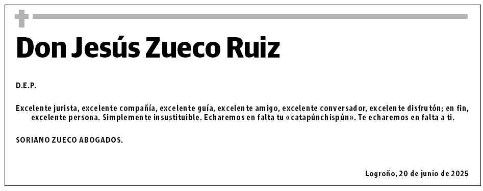 Don Jesús Zueco Ruiz