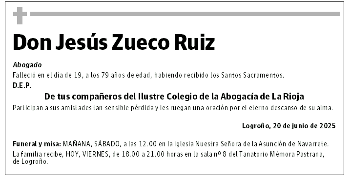 Don Jesús Zueco Ruiz