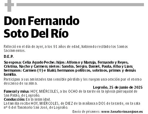 Don Fernando Soto Del Río