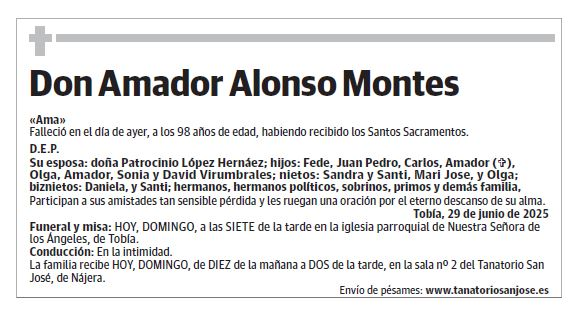 Don Amador Alonso Montes