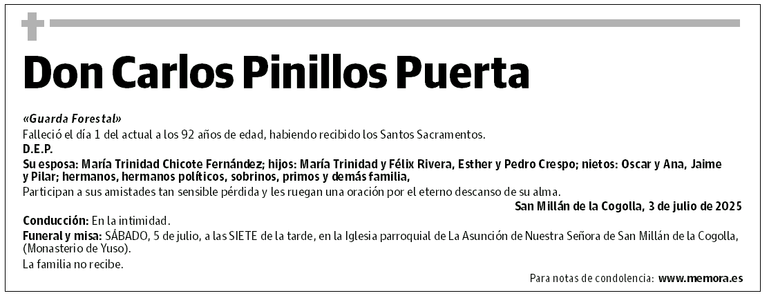 Don Carlos Pinillos Puerta