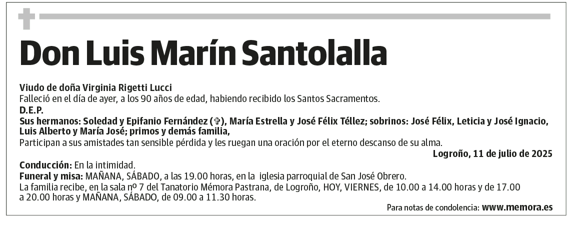Don Luis Marín Santolalla
