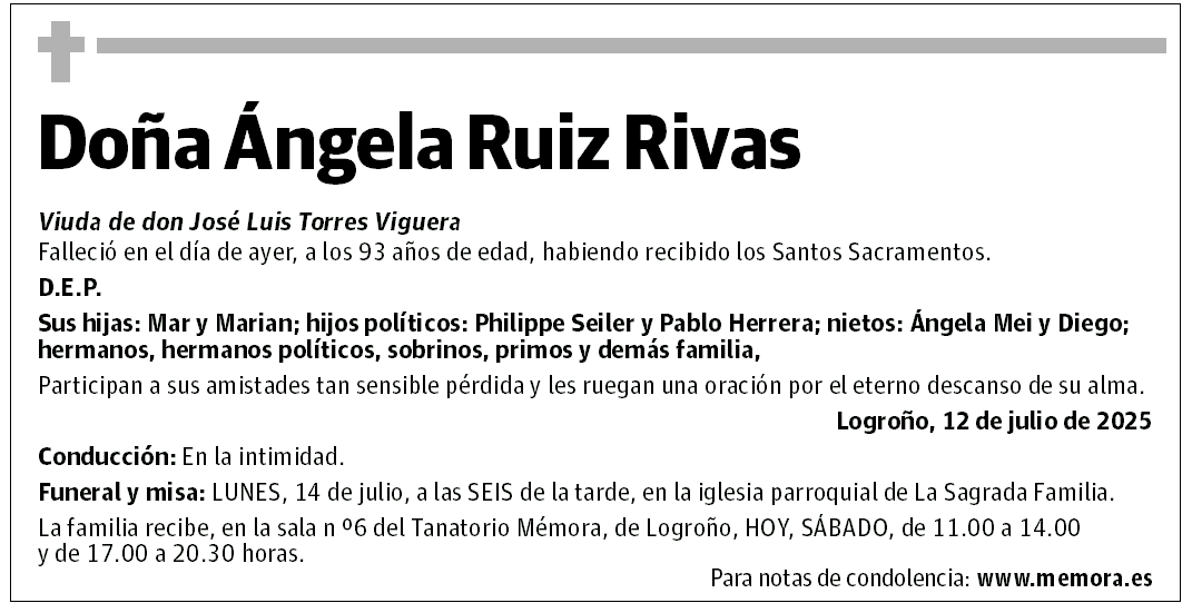 Doña Ángela Ruiz Rivas