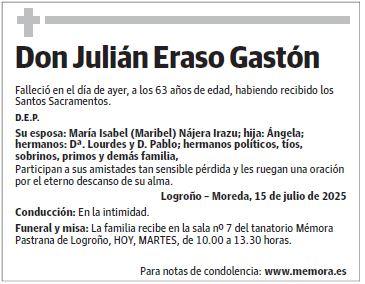 Don Julián Eraso Gastón