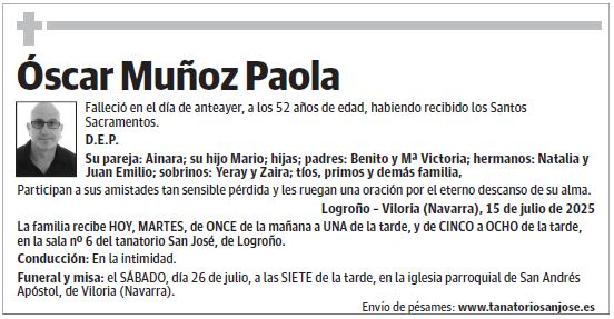 Óscar Muñoz Paola