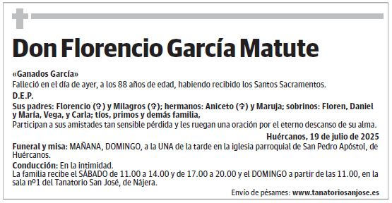 Don Florencio García Matute