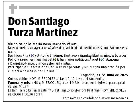 Don Santiago Turza Martínez