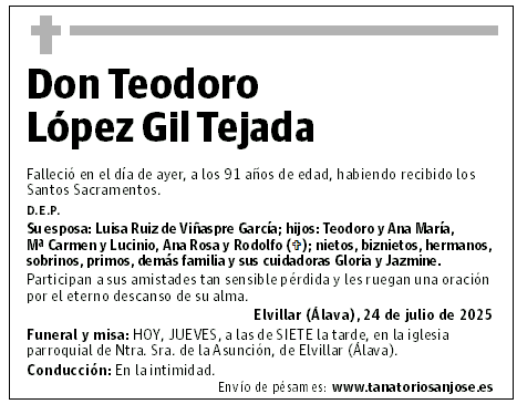 Don Teodoro López Gil Tejada