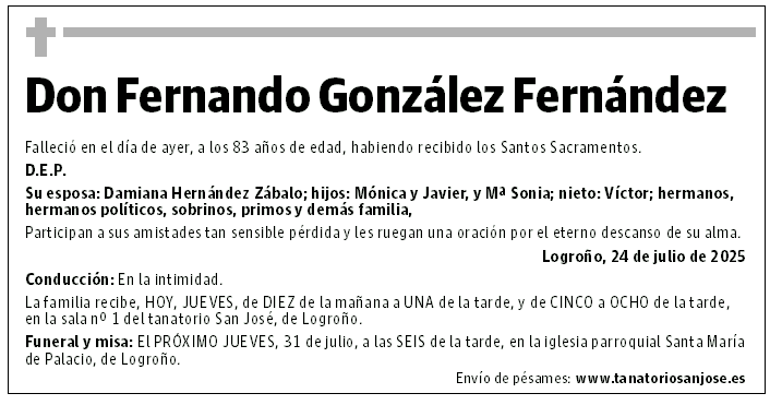 Don Fernando González Fernández