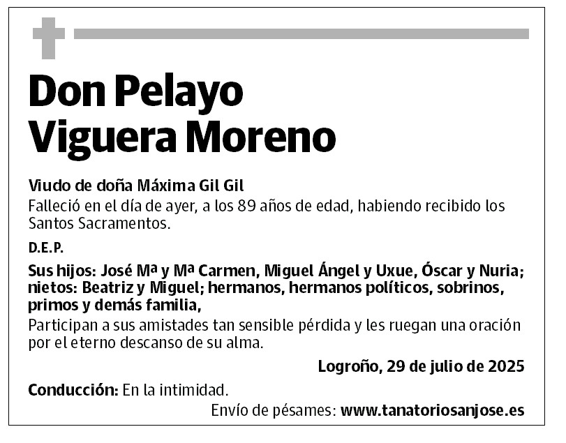 Don Pelayo Viguera Moreno