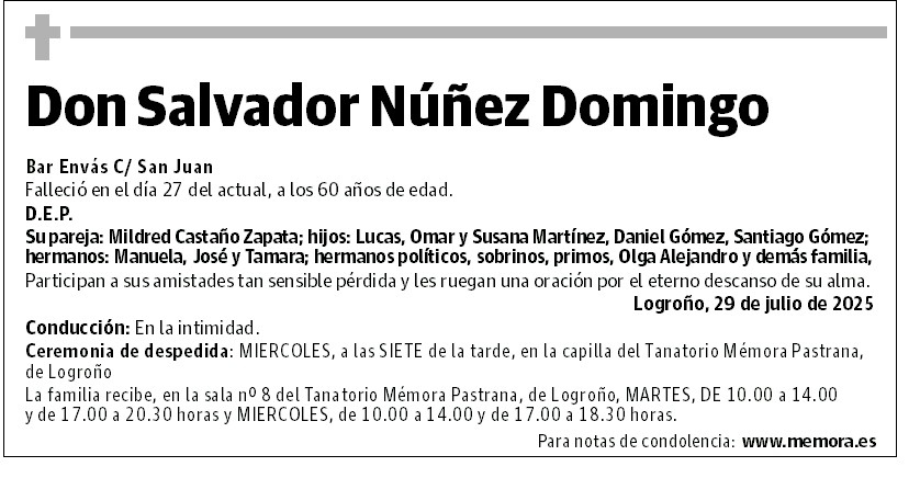 Don Salvador Núñez Domingo